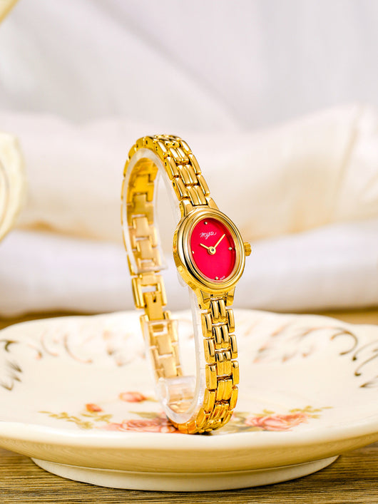 Reloj Vintage Ovalado Mini para Mujer - Resistente al Agua con Cuarzo - Image 12