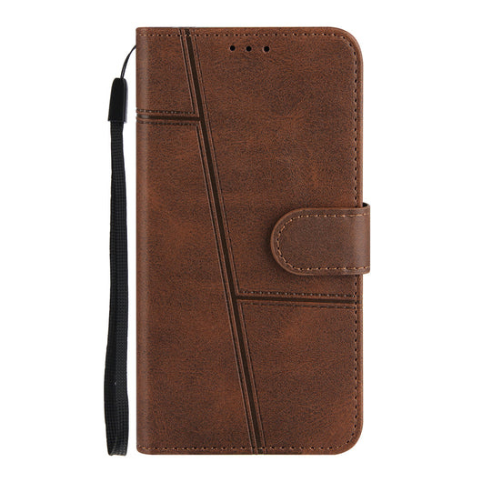 Funda para Celular con Patrón de Piel y Soporte de Tarjetas - Image 5