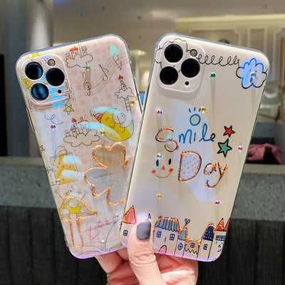 Funda de Celular Protectora con Diseño Cute Cartoon para Mujer - Image 10