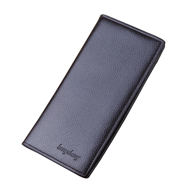 Billetera para Hombre con Patrón Texturizado - Múltiples Compartimentos