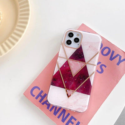 Funda Mármol con Acabado Electrochapado para Celular - Image 4