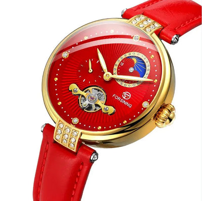 Reloj Mecánico para Mujer con Diseño Calado Elegante - Image 7
