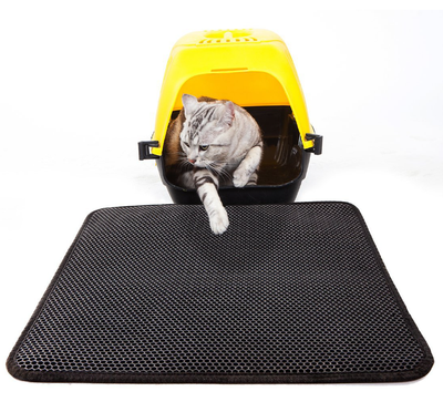 Tapete Atrapador de Arena para Gatos de Doble Capa EVA Impermeable - Image 8