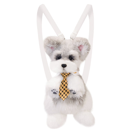 Mochila Peluche Schnauzer - Juguete de Simulación Realista - Image 2