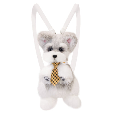 Mochila Peluche Schnauzer - Juguete de Simulación Realista - Image 2