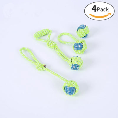 Juego de Cuerdas de Algodón Resistentes para Limpiar Dientes de Perros y Gatos - Image 7