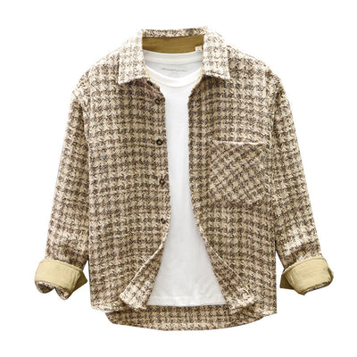Camisa Casual Retro de Manga Larga para Hombre - Image 9