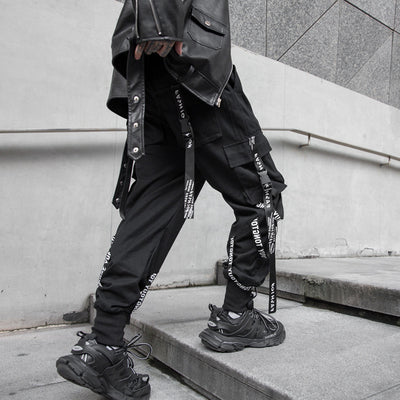 Overol Holgado Dia Blo Tie Streamer - Pantalón Hip-Hop Tendencia Coreana - Image 6