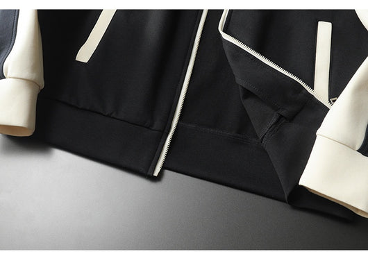 Cardigan Tipo Chamarra con Cuello de Pie para Hombre Talla Grande - Image 19