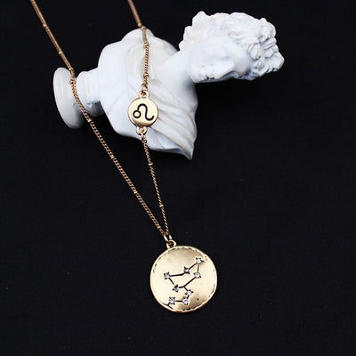 Colgante Dorado de los 12 Signos del Zodiaco - Image 30
