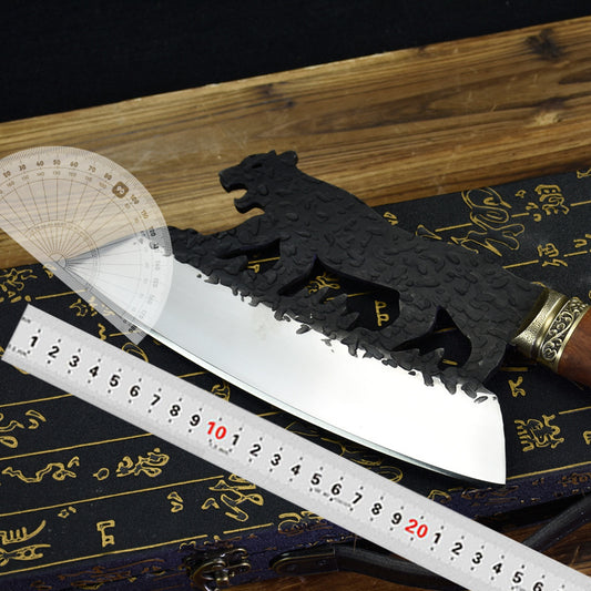 Cuchillo Carnicero Forjado Profesional - Cortador de Vegetales y Carnes de Acero de Alto Rendimiento - Image 2