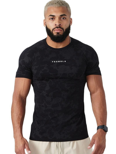 Playera Deportiva Camuflaje para Hombre - Rendimiento y Estilo - Image 8