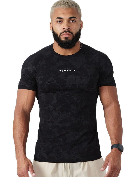 Playera Deportiva Camuflaje para Hombre - Rendimiento y Estilo - Image 8