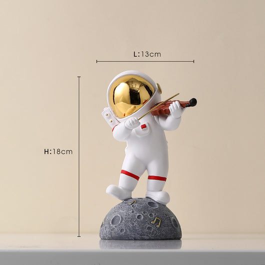 Figuras Decorativas Nórdicas de Astronauta en Resina - Image 4