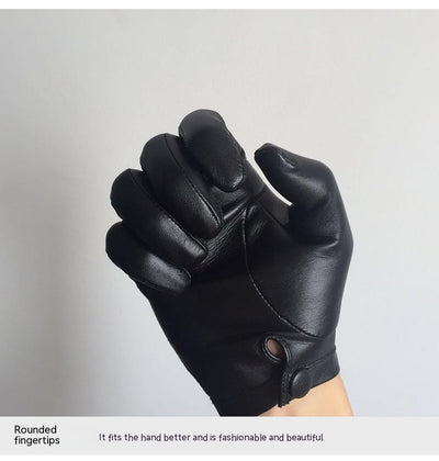 Guantes de Piel de Oveja Forrados en Polar para Hombre - Cálidos y Resistentes - Image 17