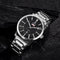 Reloj Deportivo Binya Fashion con Correa de Acero Inoxidable Resistente al Agua
