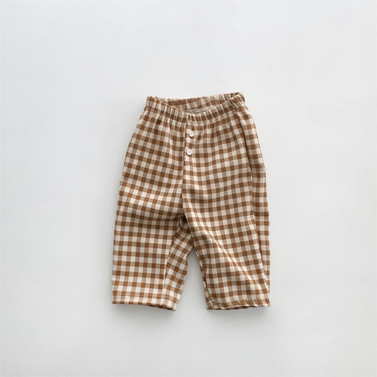 Pantalones a Cuadros para Bebé y Niño Pequeño - Colección Otoño - Image 2
