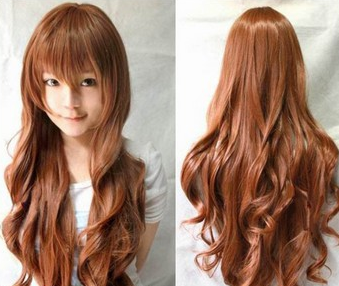 Peluca Rizada de Seda Térmica 80cm - Cabello Largo y Voluminoso - Image 4