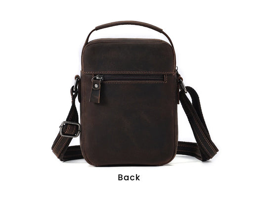 Bolsa Mensajero de Cuero Vintage para Hombre - Image 15