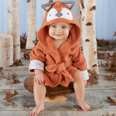 Bata de Baño Infantil con Capucha - Toalla Modelo Animales Lindos en Algodón - Image 16