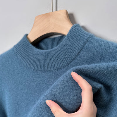 Suéter Cuello Alto Casual para Hombre - Diseño Minimalista Versátil - Image 6