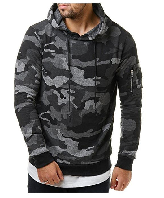 Sudadera Deportiva Camuflaje para Hombre con Cuello Alto - Image 7