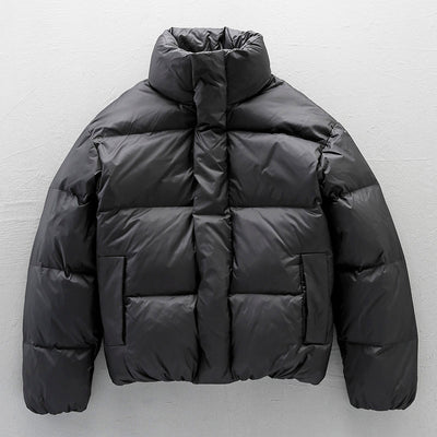 Chaqueta Acolchada con Cuello Alto para Hombre