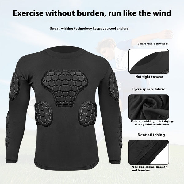 Armadura de Protección para Portero - Camiseta Deportiva de Manga Larga