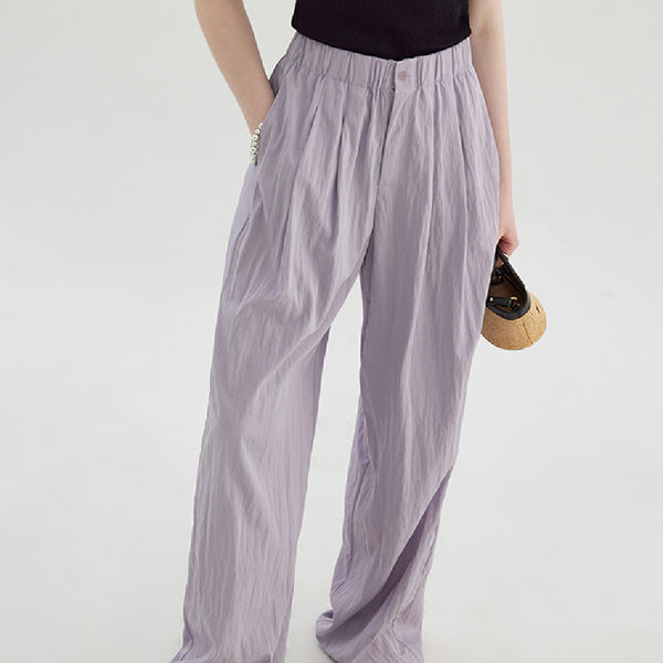 Pantalón Casual de Corte Recto Versátil