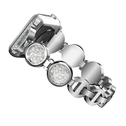Correa de Reloj Aleación con Diamantes y Efecto Arenas Movedizas - Image 10