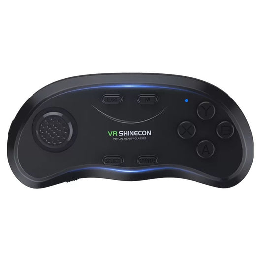 Black VR SHINECON wireless Bluetooth gamepad with a directional pad, action buttons, and function buttons. - Image 10