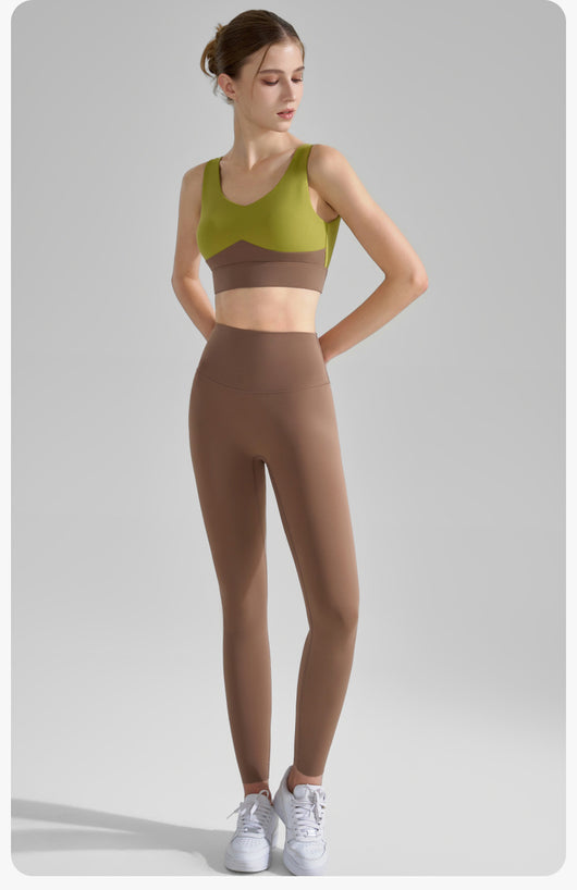 Sostén Deportivo V-Escote con Soporte Anti-Impacto para Yoga y Fitness - Image 16