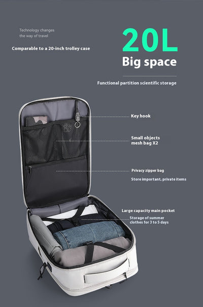 Mochila Urbana Casual para Hombre - Diseño Minimalista Otoño Invierno - Image 16