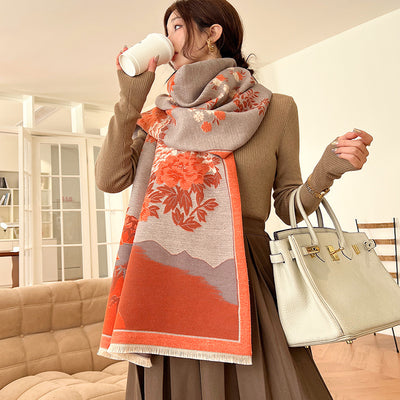 Chalina Estampada de Cashmere Artificial - Perfecto para Aire Acondicionado - Image 13