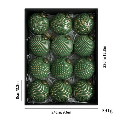 Bolas Navideñas Antiguas 8cm - Ornamentos Decorativos Clásicos - Image 8