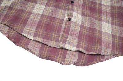 Camisa Cuadriculada Suelta de Manga Larga para Hombre - Image 18