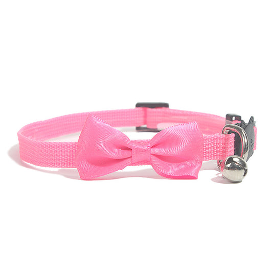 Collar Decorativo para Mascotas con Moño de Cinta Multicolor Ajustable y Campana - Image 12