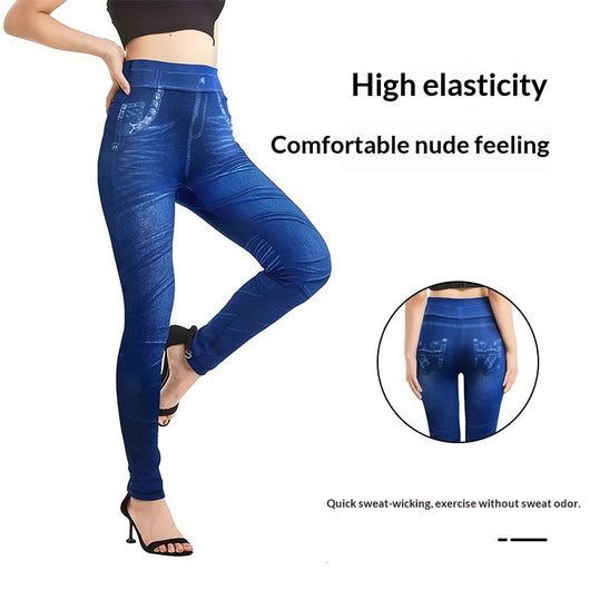 Leggings Tipo Denim Elásticos para Mujer - Image 8