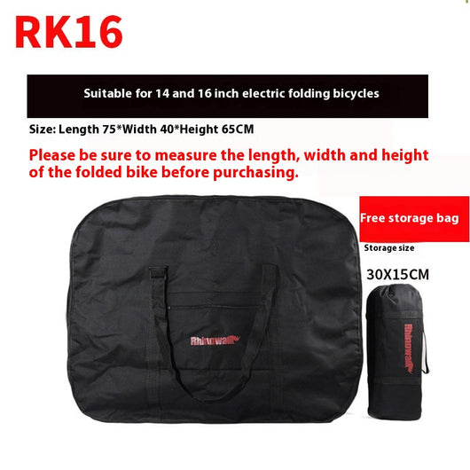 Bicicleta Plegable con Bolsa de Transporte para Equipaje - Image 6