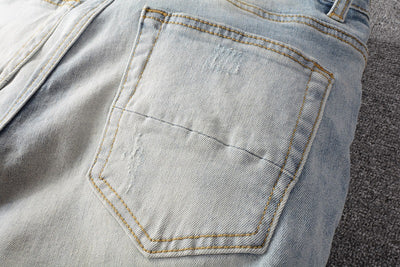 Jeans Skinny Ajustados con Algodón Elástico y Efecto Desgastado - Image 20