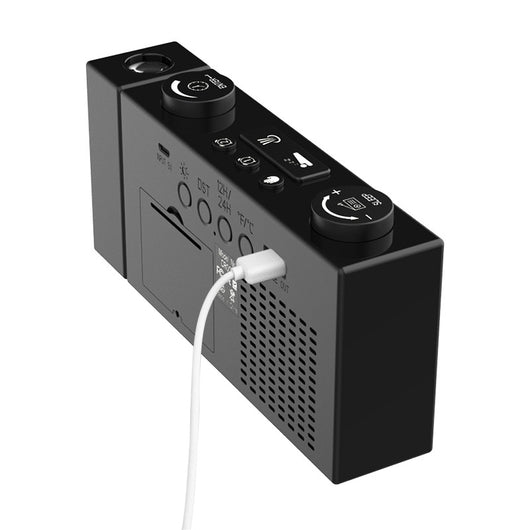 Reloj Despertador con Proyección FM, Pantalla Digital, Carga USB y Termómetro - Image 10