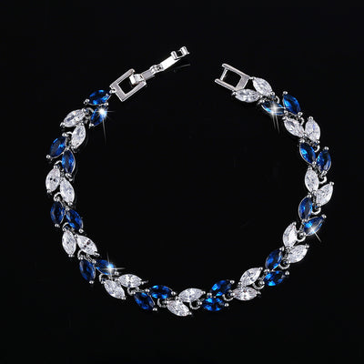 Pulsera de Moda Coreana con Hojas de Circón AAA - Image 4