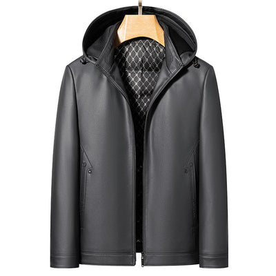Chaqueta de Cuero Acolchada para Hombre - Estilo Personalidad Fashion - Image 3