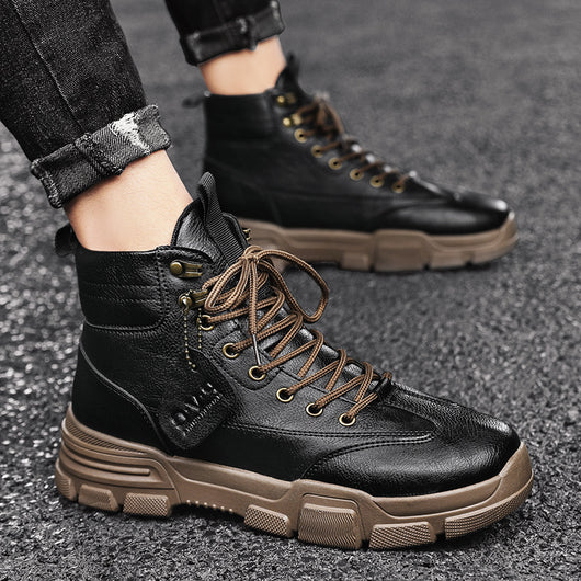 Botas de Trabajo Altas para Hombre - Estilo Robusto y Versátil - Image 11