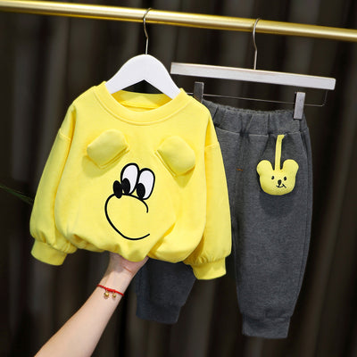Conjunto Deportivo Infantil con Diseño Cartoon - Pantalón y Manga Larga - Image 12