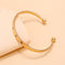 Pulsera Abierta de Aleación Love para Mujer