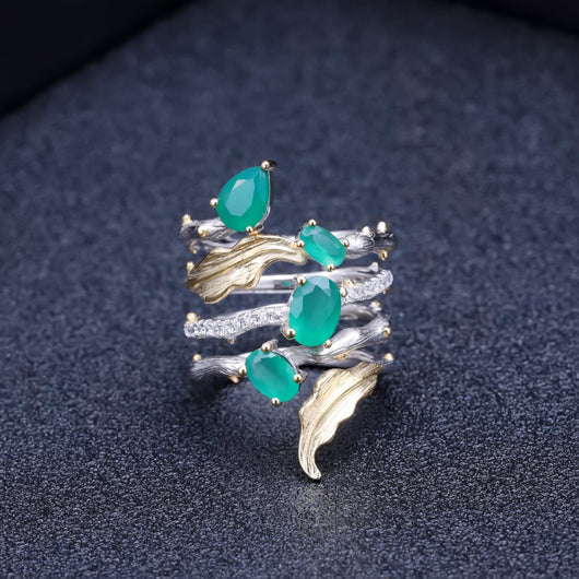 Anillo Personalizado con Gemas Incrustadas Diseño Exclusivo - Image 15