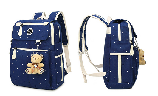 Mochila Canvas con Lunares - Diseño Moderno y Funcional - Image 25
