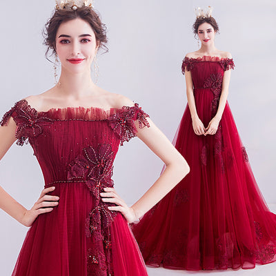 Vestido de Fiesta Asimétrico Rojo para Dama de Honor - Elegancia para Bodas y Eventos