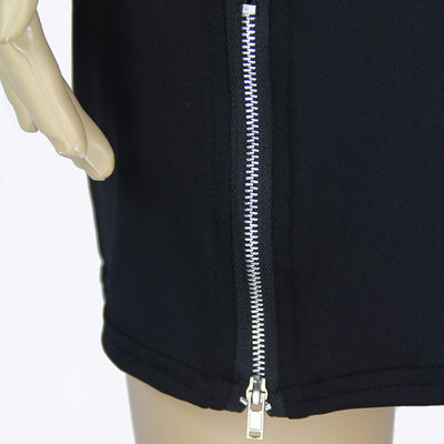Vestido Básico de Manga Larga Blanco y Negro - Talla de EE. UU. - Image 9